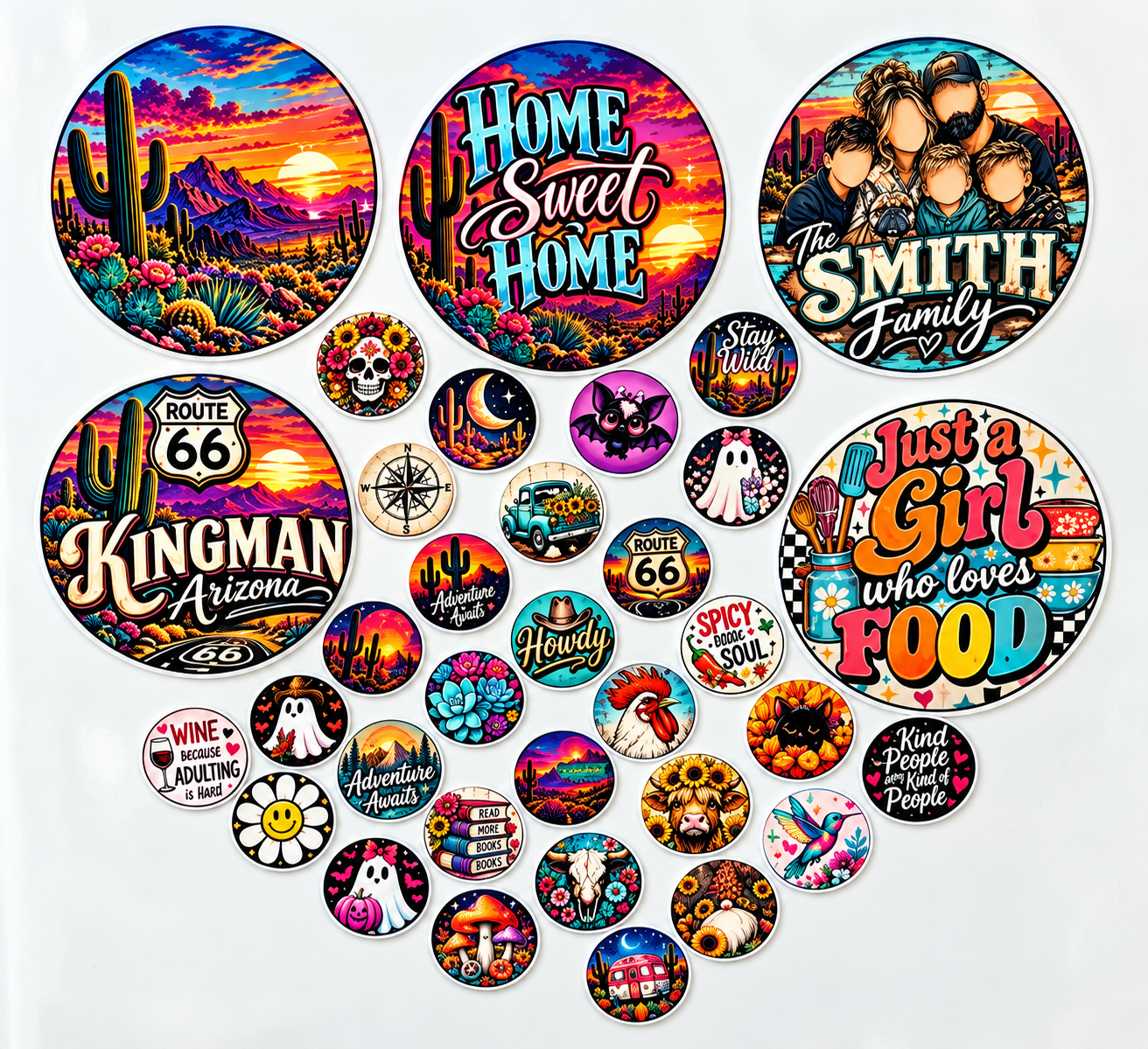 Custom southwestern magnets created by InkSpire